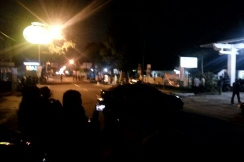 Baku Tembak di Kaliurang, Polisi Terlihat Bawa Senjata Laras Panjang