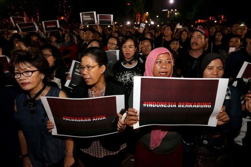 Aksi 1.000 Lilin untuk Ahok di Bangka Dibatalkan Polisi