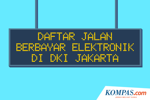 INFOGRAFIK: Daftar Jalan Berbayar Elektronik di DKI Jakarta