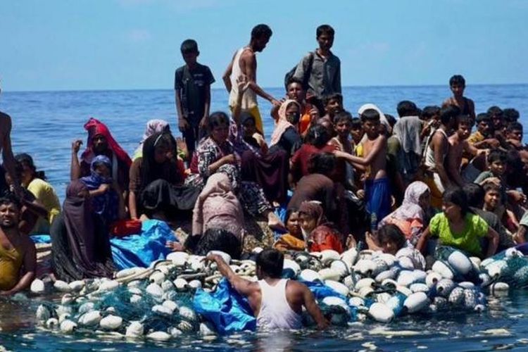 Kapal yang membawa pengungsi Rohingya itu ditemukan oleh nelayan setempat