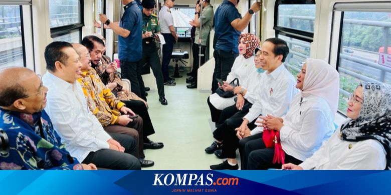Dua Rute LRT Resmi Beroperasi, Jokowi Ajak Warga Bekasi dan Cibubur Tinggalkan Kendaraan Pribadi
