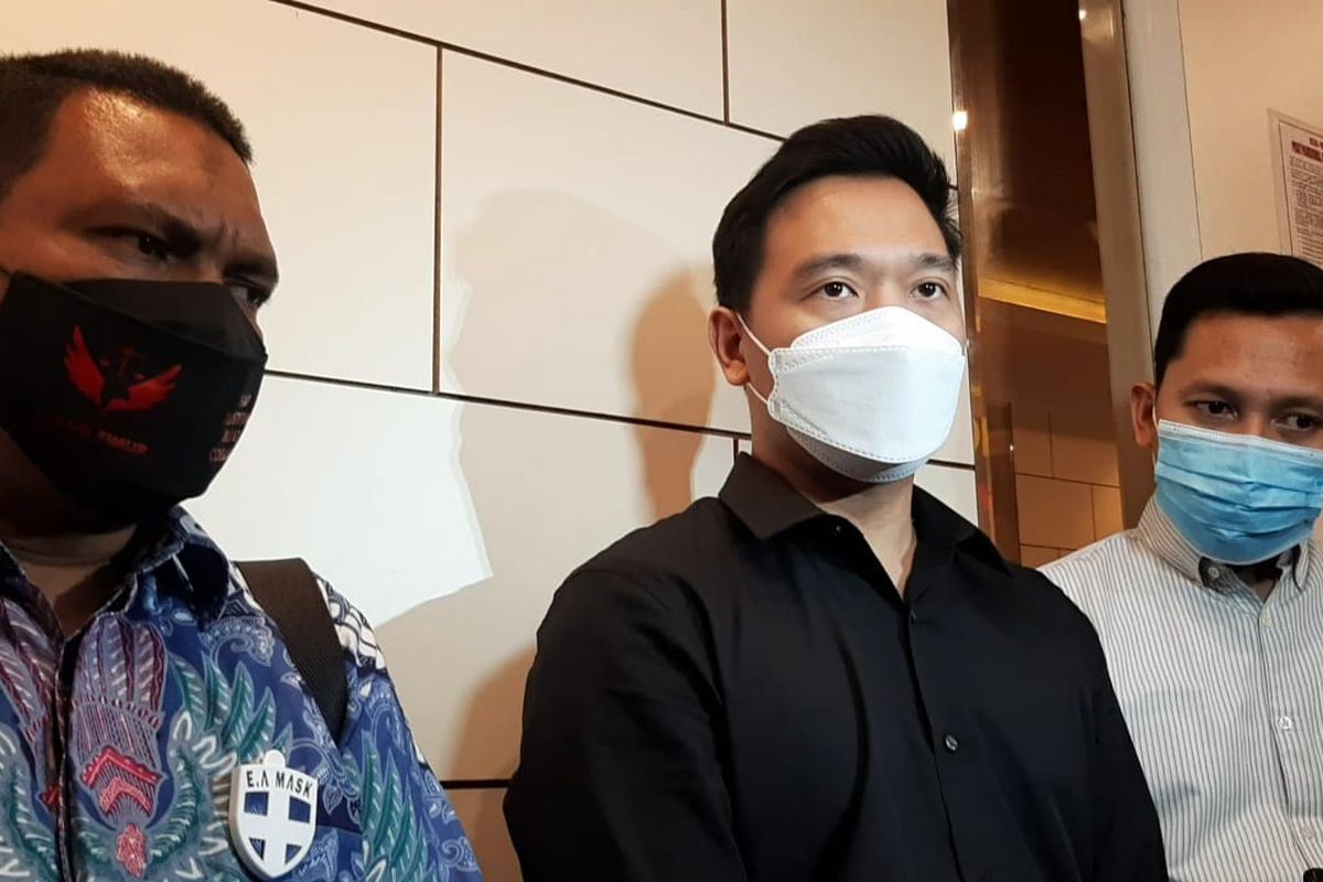 Tersangka Michael Yukinobu de Fretes saat ditemui di Polda Metro Jaya, Kamis (21/1/2021).
