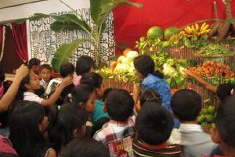 Umat Gereja St Theresia, Kecamatan Salam, Kabupaten Magelang menggelar kegiatan 