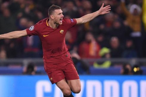 Dzeko Harap AS Roma Bisa Tampil seperti Saat Lawan Barcelona