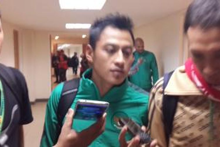 Penyerang tim nasional Indonesia, Samsul Arif.