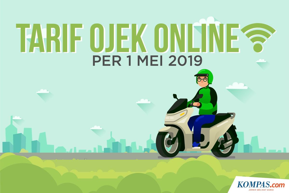 Tarif Ojek Online per 1 Mei 2019