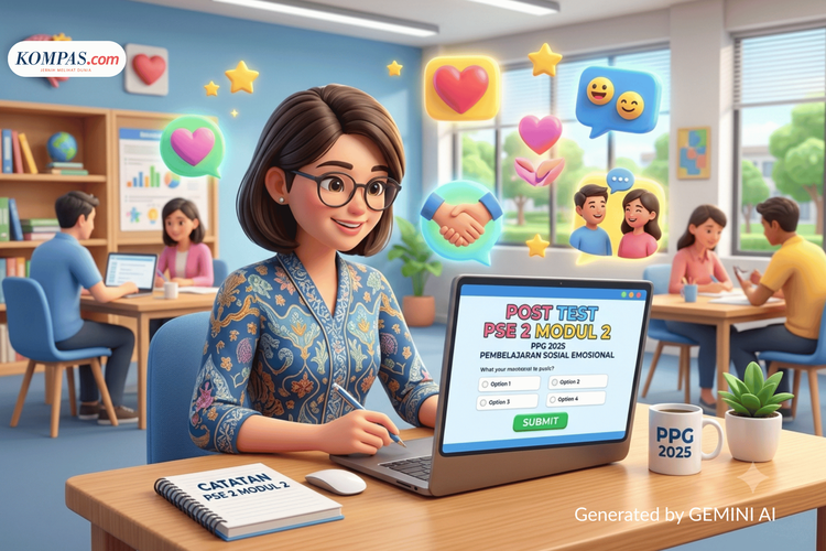Kunci Jawaban Post Test PSE 2 Modul 2 Pembelajaran Sosial Emosional PPG 2025