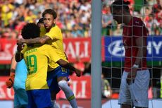 Austria vs Brasil, Neymar Kembali Cetak Gol