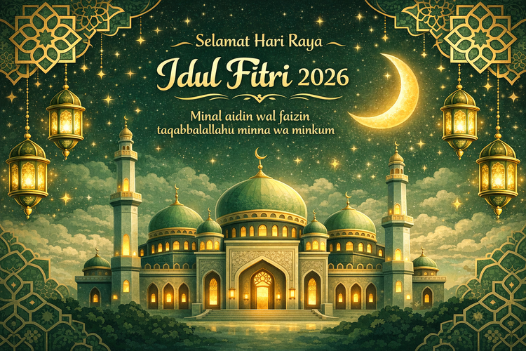 60 Ucapan Minal Aidin Wal Faizin buat Lebaran 2026 dan Artinya yang Tepat