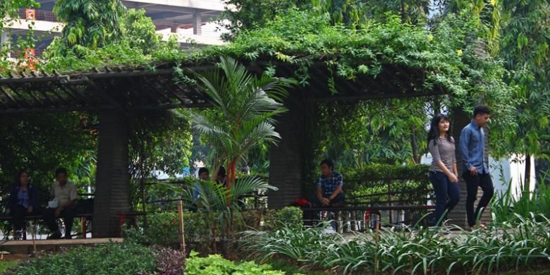 Taman Ayodia di Jakarta Selatan.