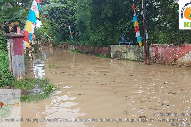Sungai Cikeas Meluap, Sejumlah Wilayah di Bekasi Sempat Terendam Banjir
