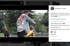 Kisah Jaket Denim Jokowi yang Bergambar Indonesia