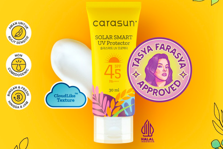 Carasun Solar Smart UV Protector, rekomendasi sunscreen murah