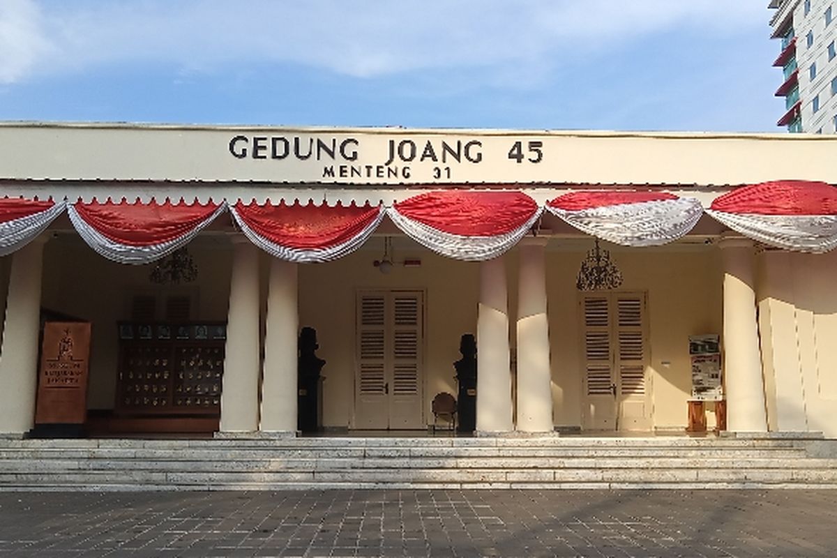 Kondisi Museum Joang 45 Saat Ini. Gedung ini beralamat di Jalan Menteng Raya Nomor 31, Kebon Sirih, Kecamatan Menteng, Jakarta Pusat. 