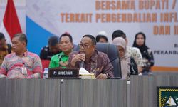 Rakor bersama Bupati dan Walkot Se-Riau, Pj Rahman Hadi Singgung Masalah Inflasi hingga Stunting