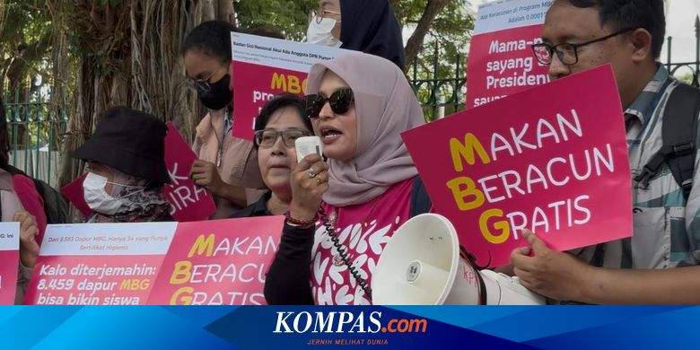 Massa Aksi Suara Ibu Minta Pemerintah Evaluasi Total Program MBG