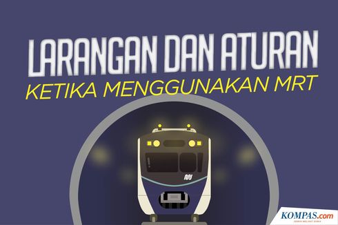 INFOGRAFIK: Larangan dan Aturan Saat Menggunakan MRT 