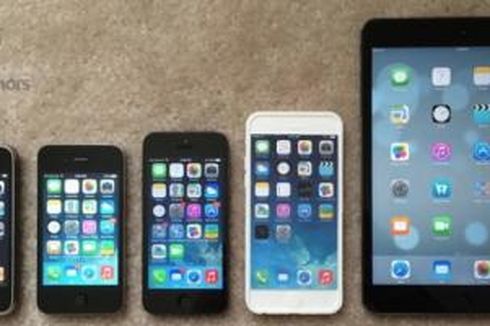 iPhone 6 di Antara iPad Mini dan iPhone Lama