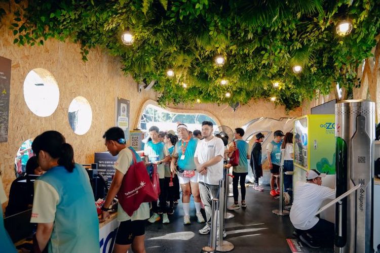 Booth GoZero% pada acara Digiland 2025. 