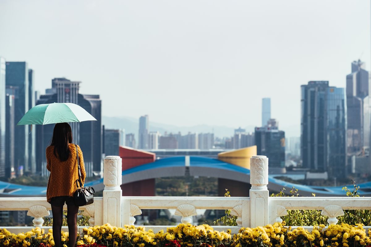 Ilustrasi Shenzhen, China.