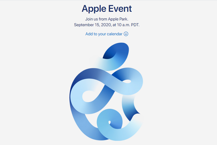 Pengumuman acara Apple Event yang digelar 15 September mendatang.