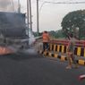 Truk Gandeng Bermuatan Mie Instan Terbakar di Jalur Pantura Tuban, Penyebab Masih Diselidiki