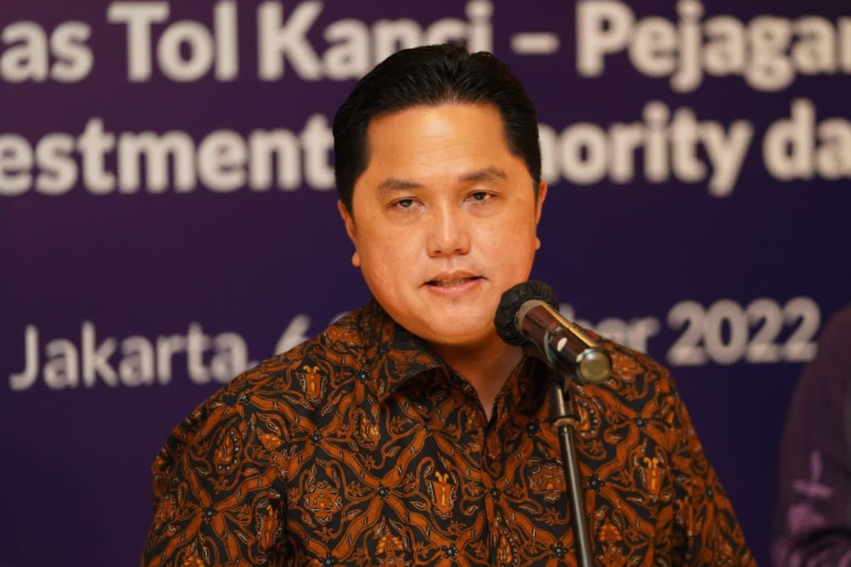 Menteri BUMN Erick Thohir.