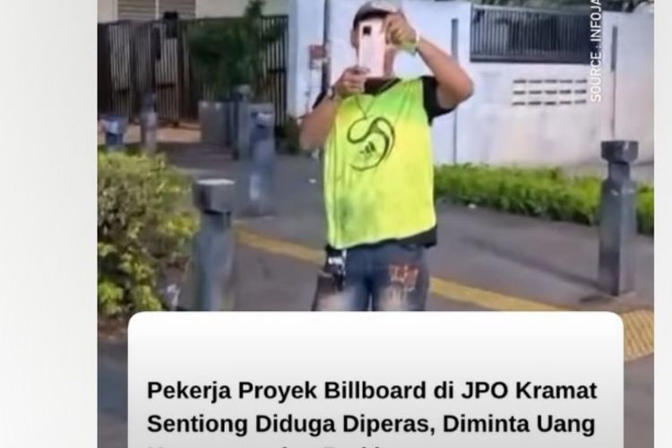 Tukang Cat Duco Senen Ditangkap Usai Diduga Palak Pekerja Billboard JPO