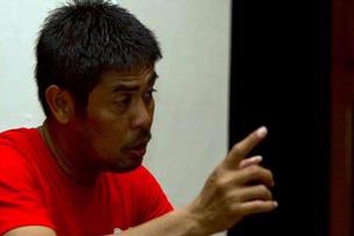 Pelatih tim nasional Indonesia, Nil Maizar.