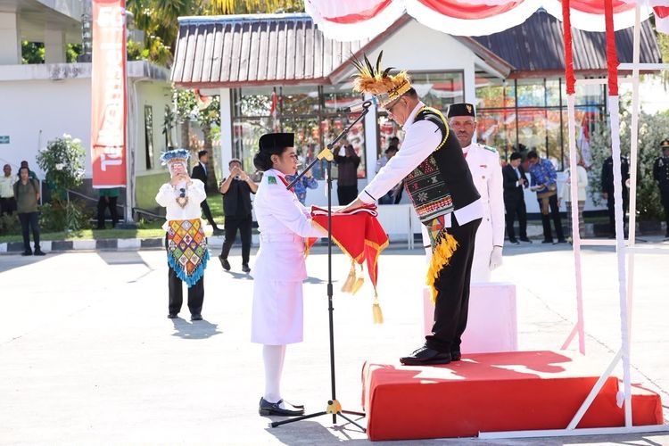 PLBN Skouw Peringati HUT Ke-81 RI, Tegaskan Peran Perbatasan sebagai Gerbang Kedaulatan Negara