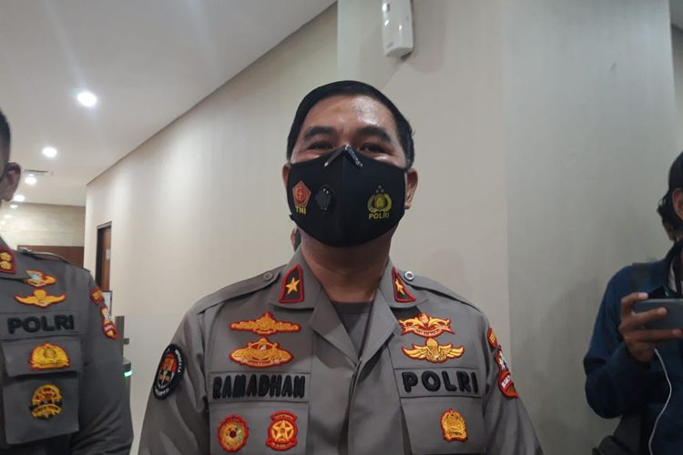 Kepala Biro Penerangan Masyarakat (Karo Penmas) Divisi Humas Polri Brigjen Pol Ahmad Ramadhan di Mabes Polri, Jakarta, Senin (10/1/2022).