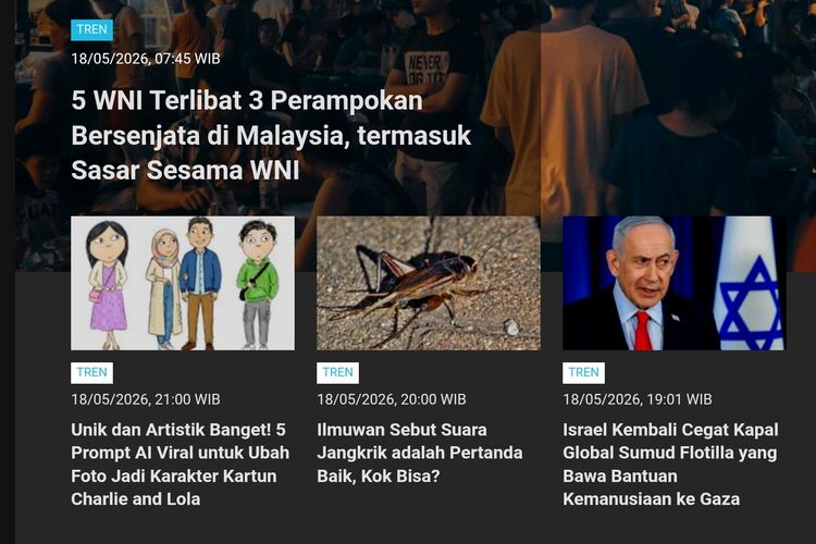 [POPULER TREN] Perampokan di Malaysia Libatkan 5 WNI | Cara BJ Habibie Kuatkan Rupiah Saat Krismon