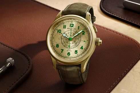 Montblanc Bawa Arloji Vintage dengan Sentuhan Emas Lime