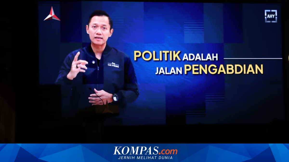 AHY Buka Voting Logo HUT ke-25 Partai Demokrat, Ada Hadiahnya
