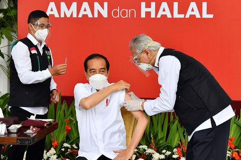 Jokowi Ingin Target Vaksinasi 70 Persen Tercapai pada Akhir Tahun
