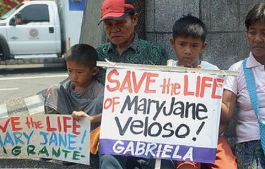  Keluarga Mary Jane Veloso. 