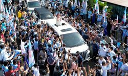 Disambut Ribuan Warga Babel, Prabowo Paparkan Sejumlah Programnya