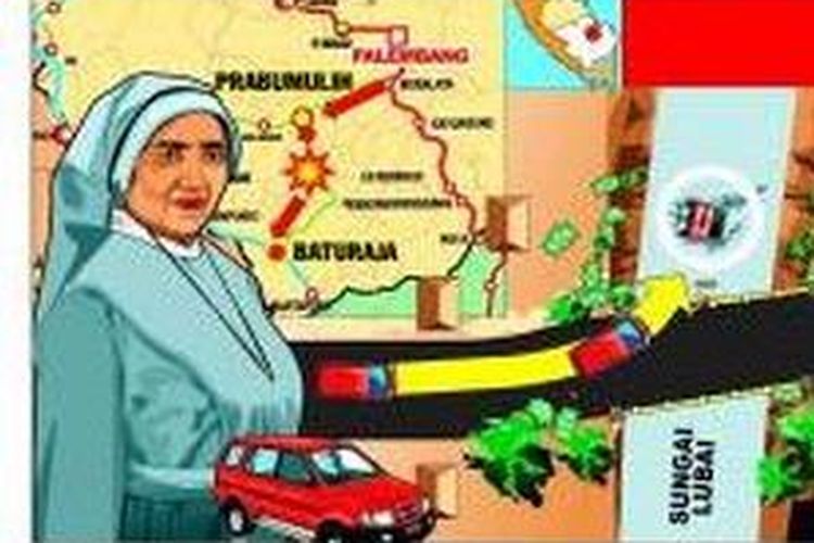 Denah Lokasi kejadian