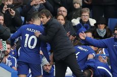 Hazard Bahagia di Chelsea walau Tak Dipasang di Posisi Terbaik