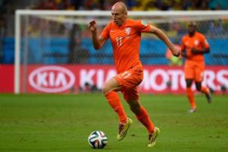 Gelandang serang Belanda, Arjen Robben.