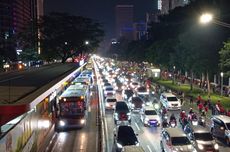 Suporter Timnas Indonesia Bubar, Lalu Lintas Sekitar GBK dan Jalan Jenderal Sudirman Ramai Lancar