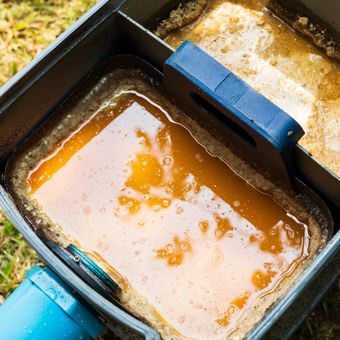 Ilustrasi pengelolaan limbah FOG dengan skala rumahan