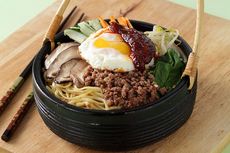 Resep Ramen Kering Rumahan, Mirip Bibimbap Korea Versi Mi