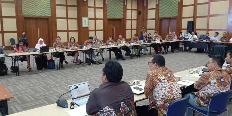 Diskusi Pembangunan Ekosistem Riset Nasional, Pengelola Dana Penelitian Indonesia yang digelar Kemenristekdikti bersama ilmuwan diaspora SCKD di Gedung Kemenristekdikti di Jakarta (19/8/2019).