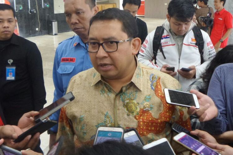 Wakil Ketua DPR RI Fadli Zon di Kompleks Parlemen, Senayan, Jakarta, Selasa (21/3/2017).