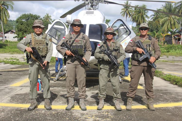 Foto//Kapolda Sulteng Bersama Rombongan Siap Gelar Patroli Udara ,Pada Kamis (20/02)