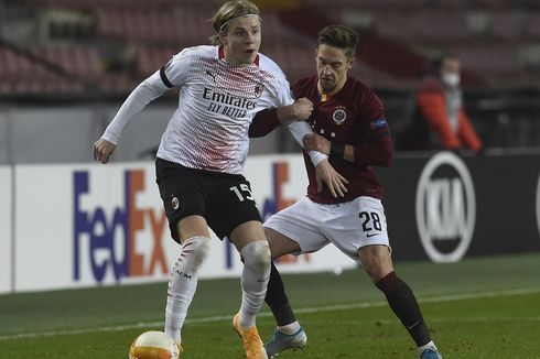 Sparta Vs AC Milan - Bawa Rossoneri Menang, Hauge Ukir Rekor Unik