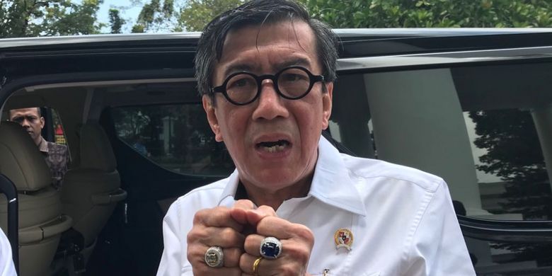 Menteri Hukum dan HAM Yasonna Laoly