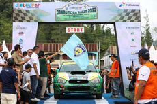 Bangkitkan Sport Tourism dan UMKM, Toba Pulp Lestari Dukung Danau Toba Rally 2022