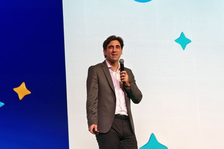 Paul Carvouni, SVP and General Manager, Salesforce ASEAN dalam acara Agenforce World Tour Jakarta 2026 yang dihelat di hotel Ritz Carlton Pacific Place, Jakarta Selatan, Kamis (23/4/2026).